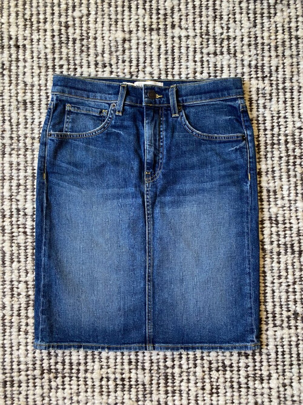 Nili Lotan Micah Denim Skirt - 27